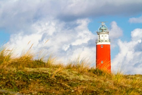 Eierland Lighthouse with dunes