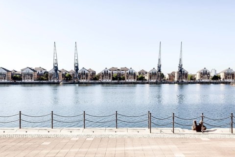 Royal Victoria Dock on the River Thames