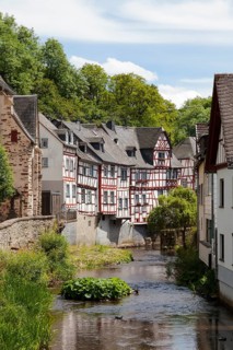 Half-timbered houses