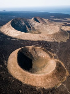 Volcanic crater