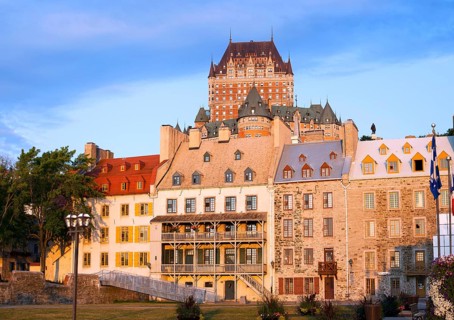 Chateau Frontenac and Lower Town