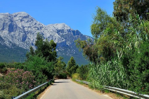 Highway and the Supramonte massif