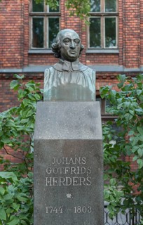 Monument to Johann Gottfried Herder at the Cathedral
