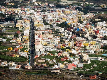 View of the municipality of Los Llanos de Aridane