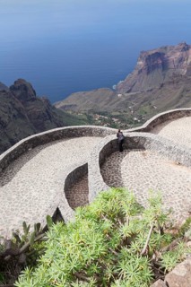 View from the Mirador de Santo into the valley of Tagaluche