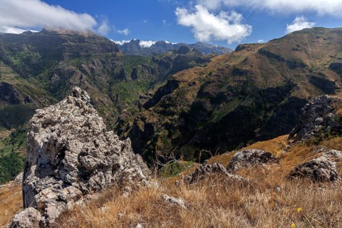 Mountains in the hinterland of Campanario