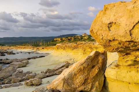 Rocky coast near Agios Georgios