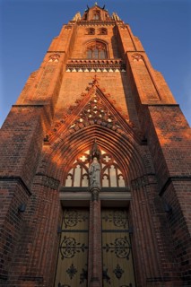 Tower of the neo-Gothic St. Paul's Church