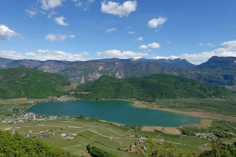 Kalterer See from Altenburg