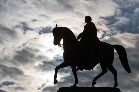 Equestrian statue of the Saxon King John