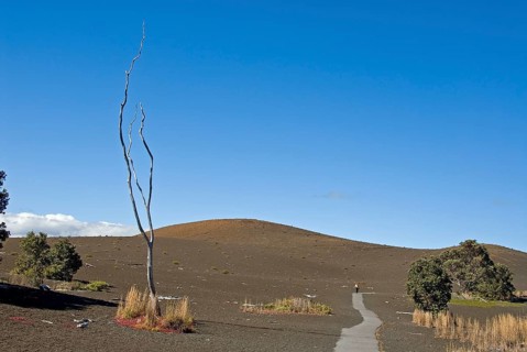 Devastation Trail through lava landscape