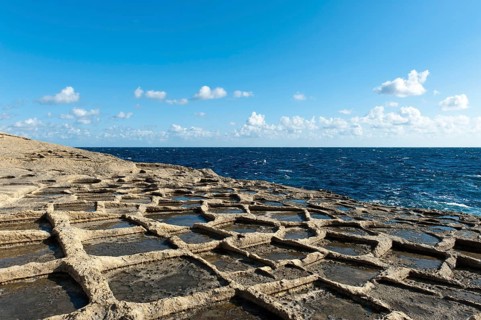 Sandstone formations on the coast