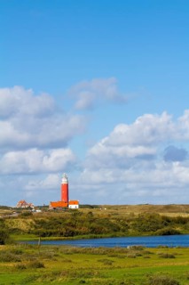 Eierland Lighthouse with dunes
