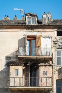 Dilapidated house