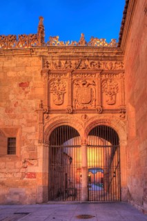 Historical University at dusk