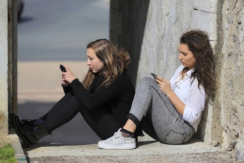 Two girlfriends