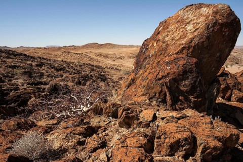 Landscape by the C39 between Khorixas and Bersig