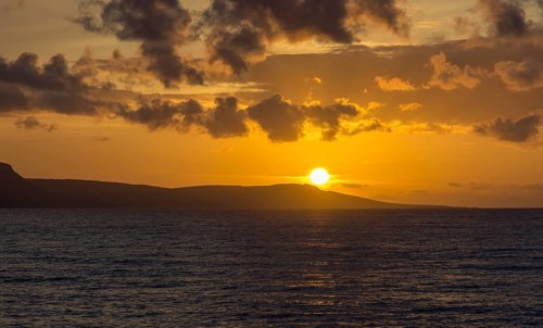 Sunset at the beach