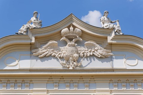 Detail of the south facade
