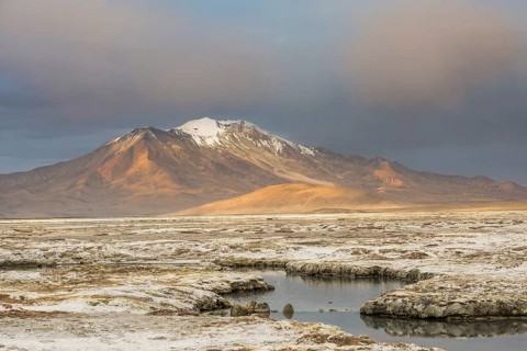 Mountains in the evening light