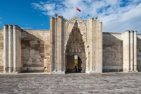 Sultanhani caravanserai on the ancient Silk Road