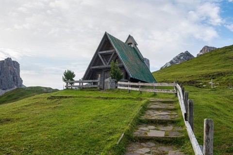 Small wooden chapel