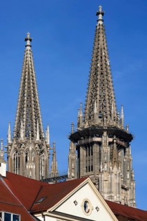 Towers of the Regensburg Cathedral