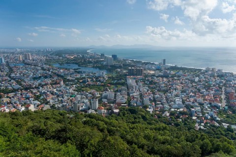 Overlooking the city
