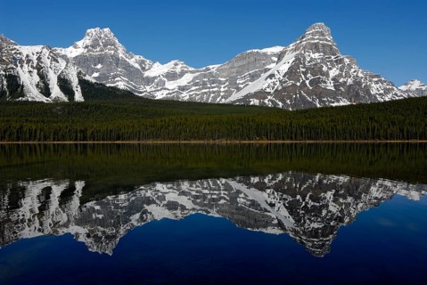 Howse Peak and Mount Chephren