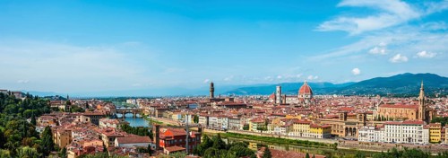 City panorama with Florence Cathedral