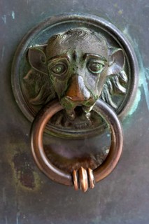 Door knocker from St. Peter's Cathedral