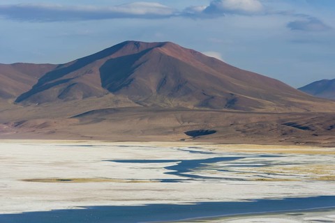 Salt lake Salar del Huasco