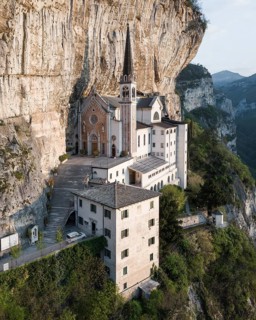 Mountain church Madonna della Corona