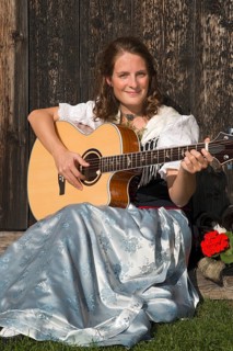Young woman in traditional costume