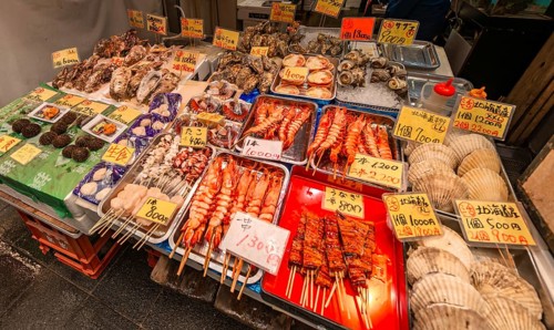 Fresh seafood