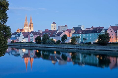 Cityscape with the Danube