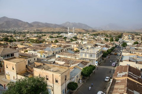 Overlooking the town of Keren in the highlands