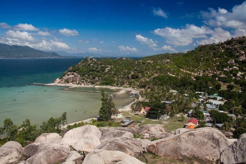 Small jetty of Thai Sao Bien