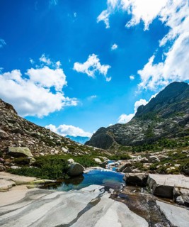 Pool in the mountains