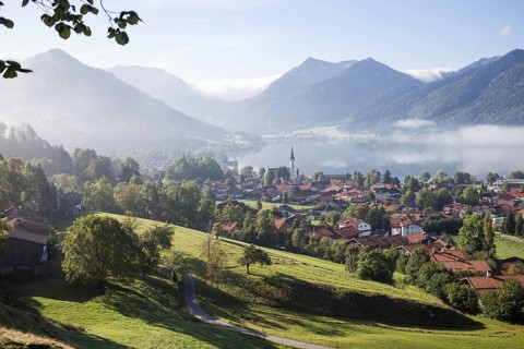 Landscape with townscape