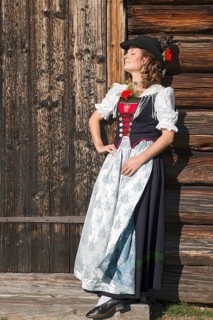 Young woman in traditional costume