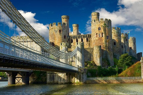 The medieval Conwy Castle