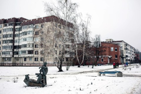 Flats built for the survivors of the Chernobyl disaster