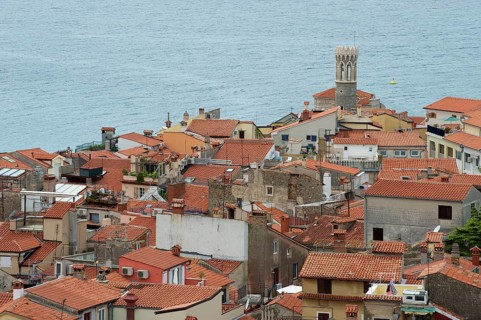 Townscape with Church of San Clemente