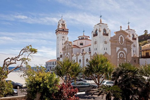 Basilica de Nuestra Senora de la Candelaria in the pilgrimage town of Candelaria