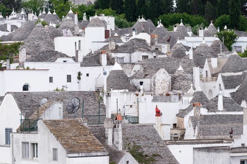 Traditional trulli round houses