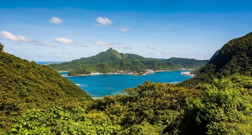View over Pago Pago Harbor