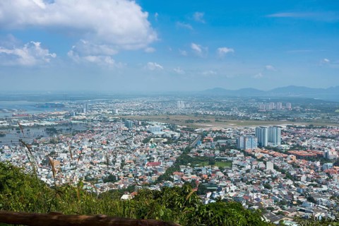 Overlooking the city
