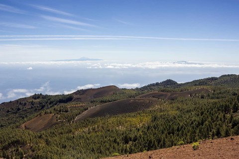 Volcanic landscape on the 'Ruta de los Volcanes'