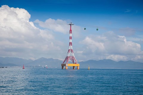 Cable car to Vinpearl Island